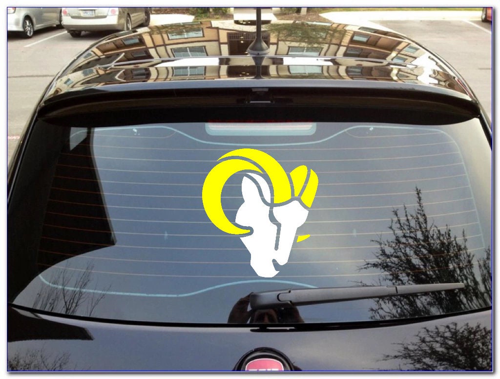 La Rams New Logo Decal | Double Color
