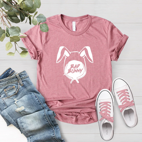 Bad Bunny Shirt, Tee, T-Shirt, Bunny, Short Sleeve Bb/2 Shirt