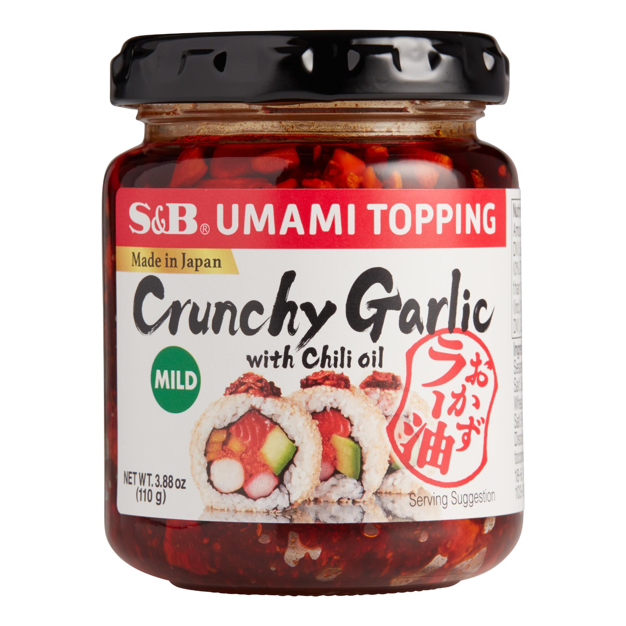 S&B Crunchy Garlic with Chili Oil Umami Topping by World Market