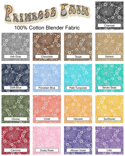 Primrose Path Floral Blender Cotton Fabric in 17 Colors