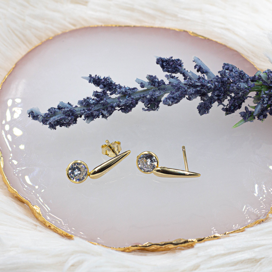 18K Gold Filled Drop Light Spot