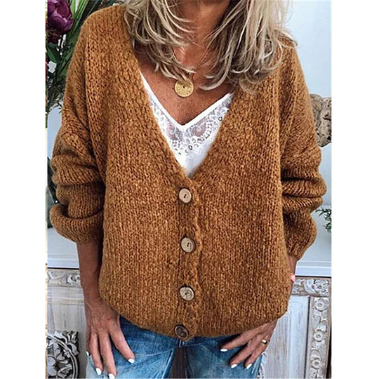 Casual Cotton-Blend Outerwear - Deep Khaki, XL