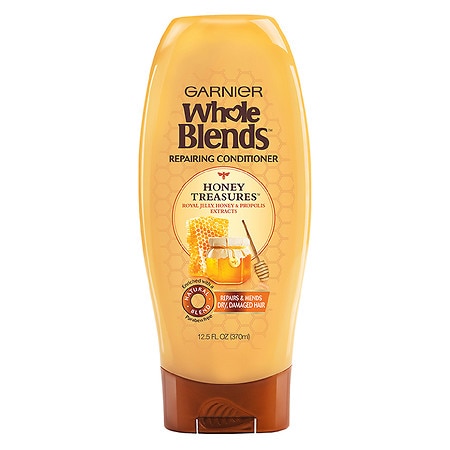 Garnier Whole Blends Repairing Conditioner Honey Treasures, For Damaged Hair - 12.5 fl oz
