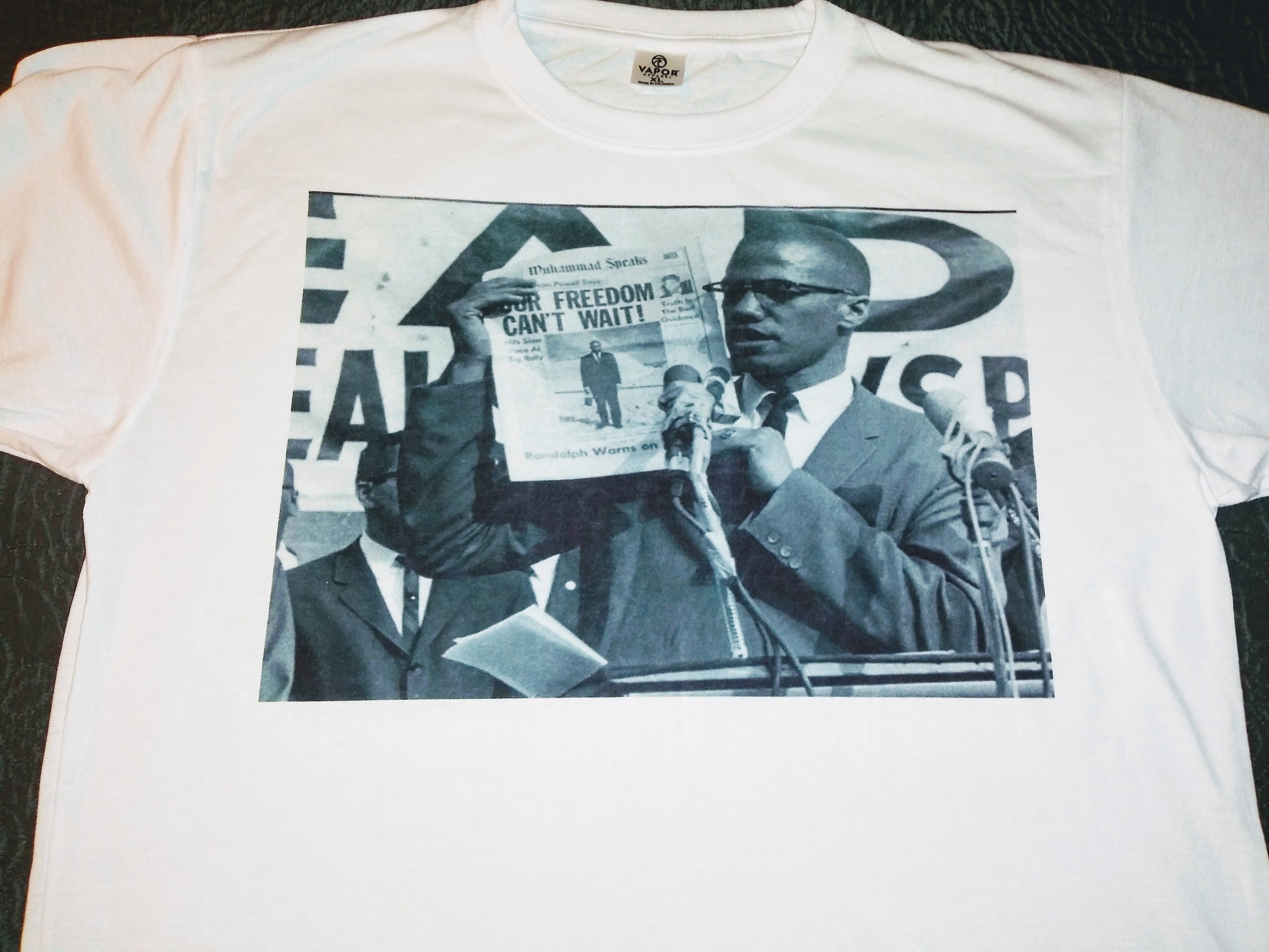 Malcolm Preaching Poly Blend T-Shirt