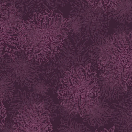 Mulberry Purple Floral Blender Fabric Elements 200 Thread Count By Art Gallery Fabrics For Quilting & Sewing Cut To Order Fe-537