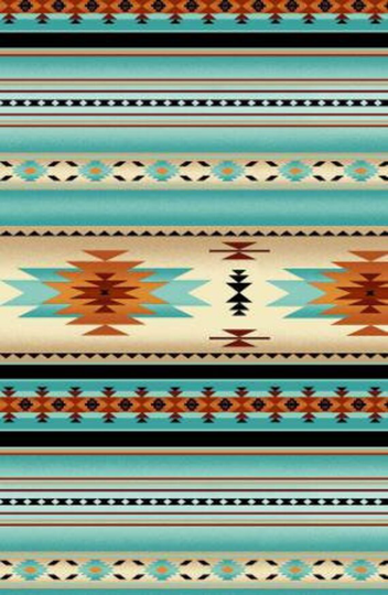 Elizabeth's Studio Tucson Light Turquoise, 100% Cotton Fabric By The Half Yard