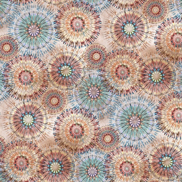Hoffman Digital Print Bohemian Blends S4754-267 Palamino - Priced/Sold By The Half Yard