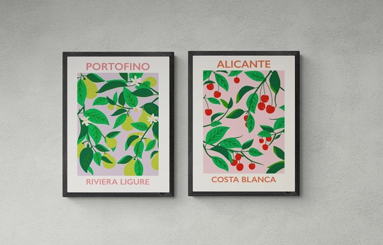 Italy & Spain Travel Prints, Italian Poster, Spanish Art Print, European Colorful Prints