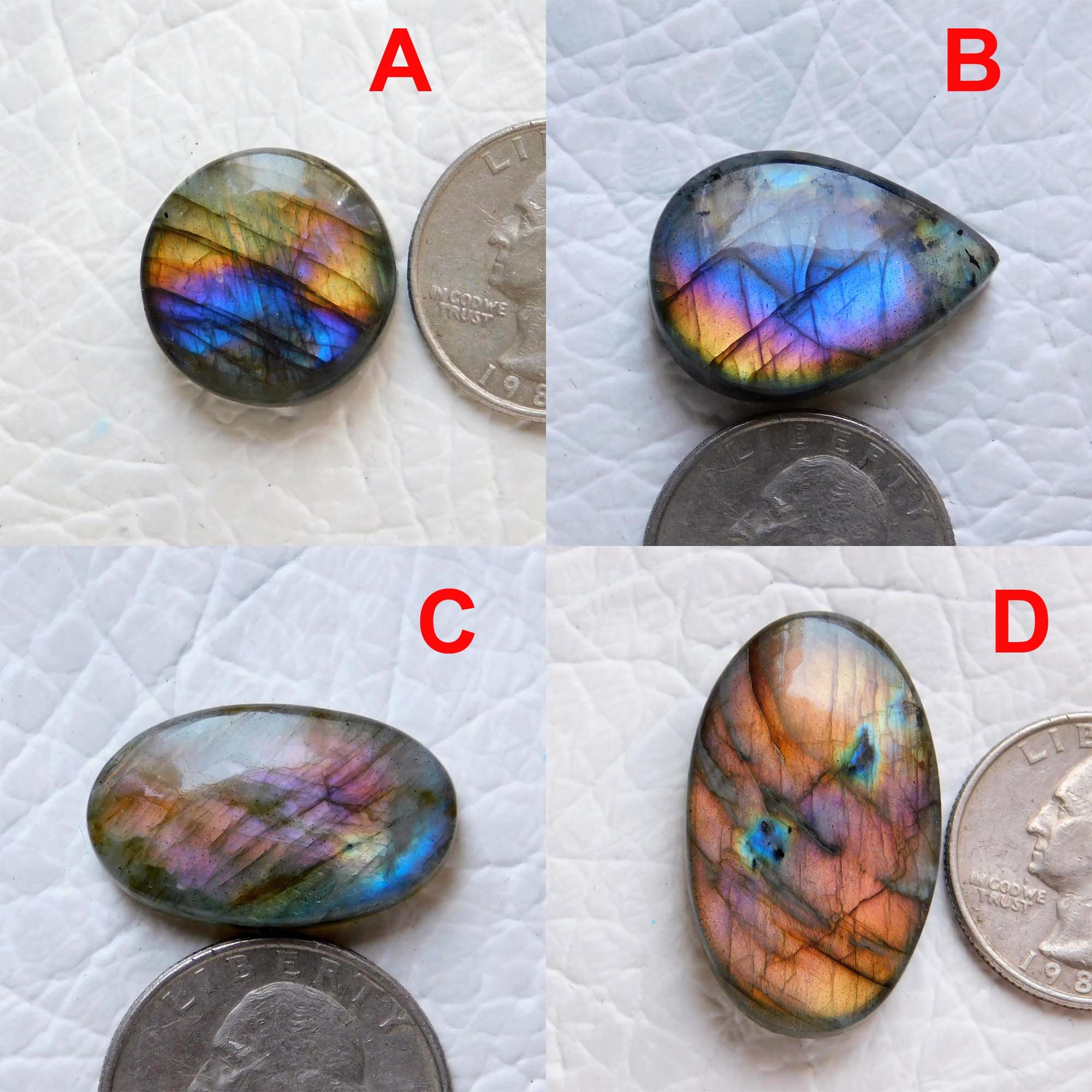 Natural Multi Purple Labradorite Cabochon Spectrolite Labradorite Gemstone Lot Loose Silver Jewelry