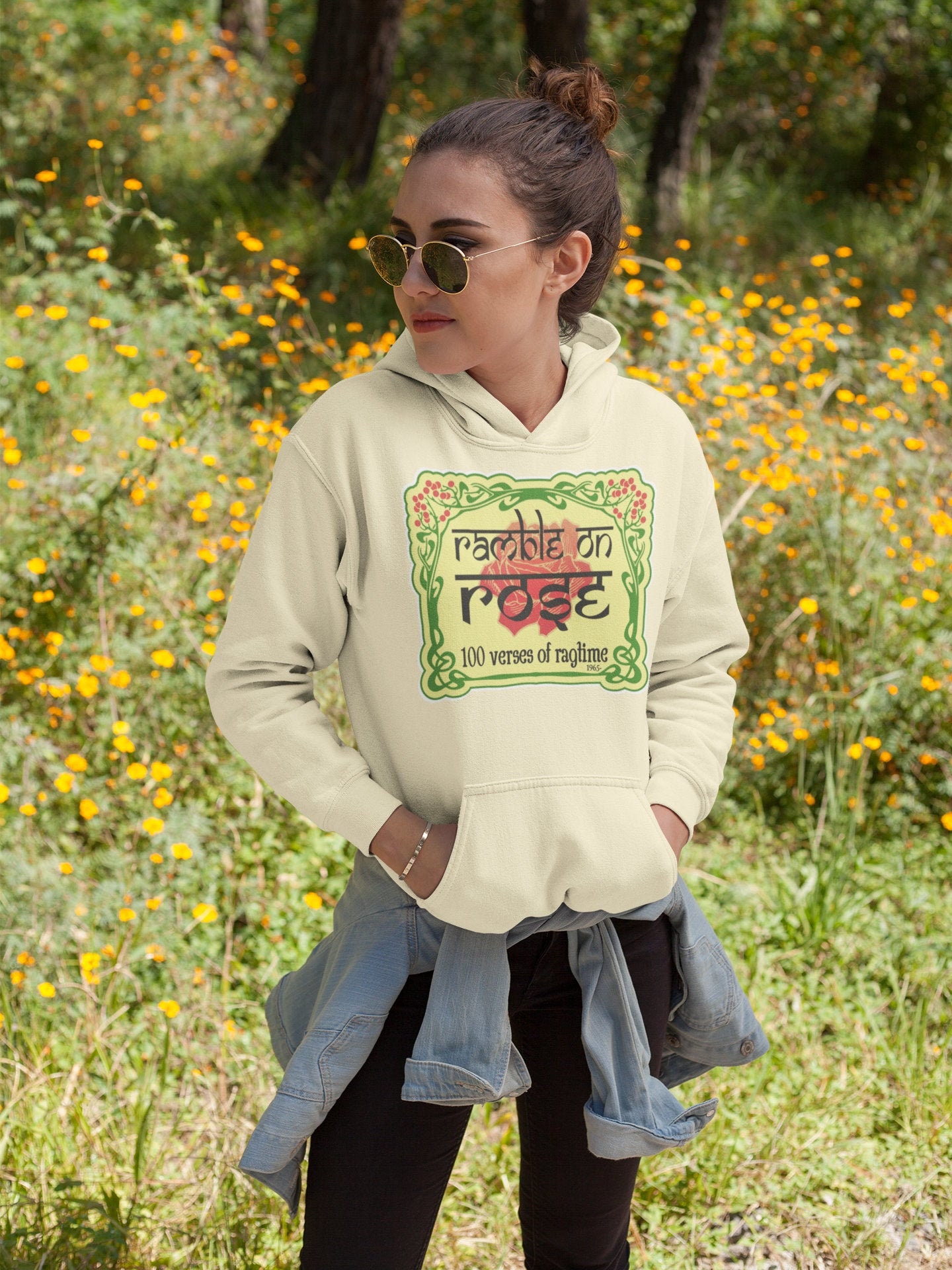 Ramble On Rose Unisex Pullover Hoodie