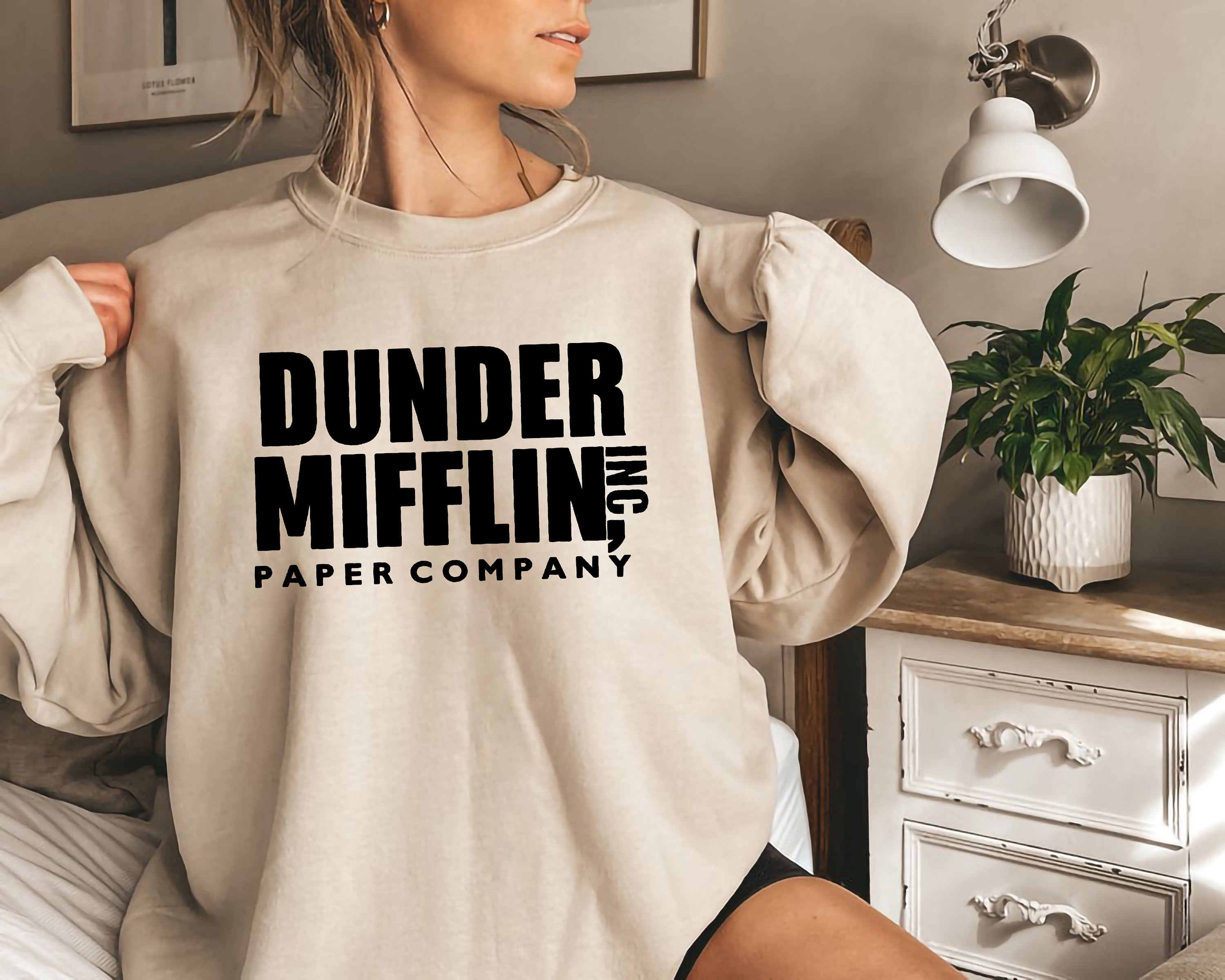Dunder Mifflin Sweatshirt, Dwight Schrute Shirt, Funny Tv Show, Paper Company, The Office Gift, Unisex Shirt - 7223