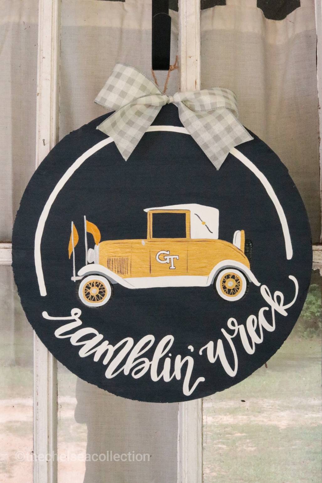 Ramblin Wreck Tech Door Hanger