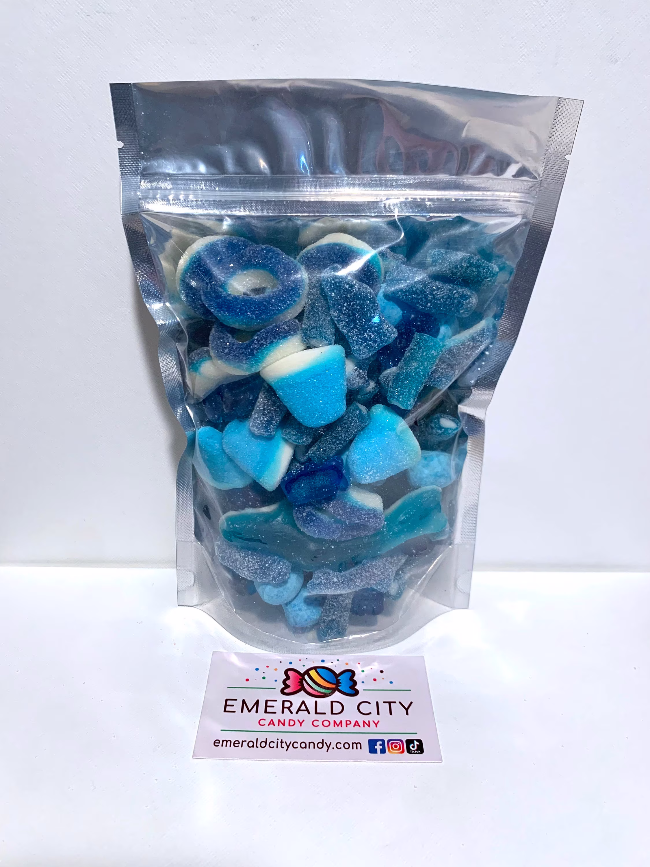 Large Blue Mix 16Oz | 1 lb Of Delicious Blue Gummies, Pick N Mix, Raspberry, Blueberry, Only Candy, Teacher Gift