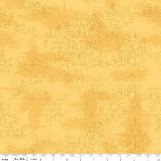 Shabby in Maize Yellow ~ Riley Blake Beautiful Blender Fabric Distressed Grunge