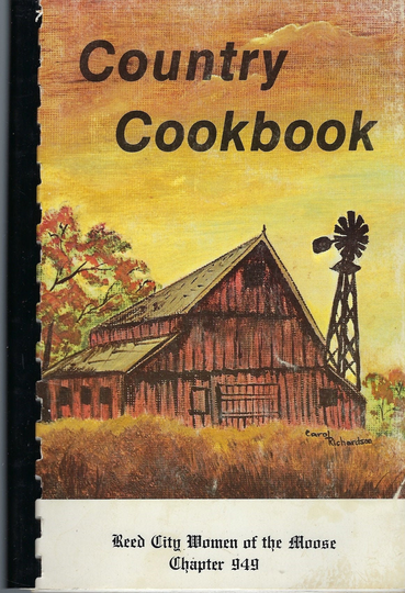 Reed City Michigan Vintage 1989 Women Of The Moose Lodge Country Cookbook Mi Community Collectible Favorite Recipes Souvenir Spiral Bound