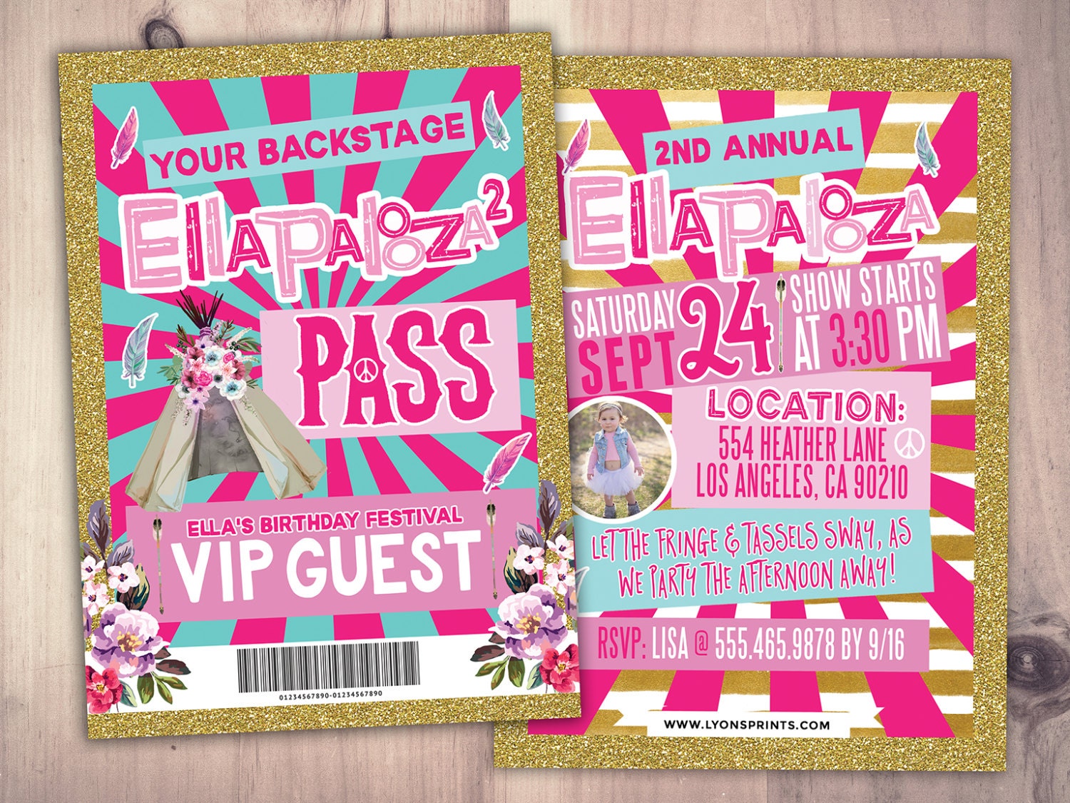 Rock Star, Vip Pass, Backstage Pass, Vip Invitation, Birthday, Pop Star, Rock Star Music Festival