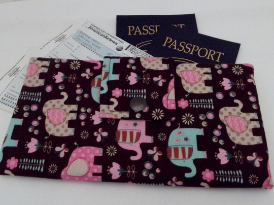 Dollbirdies Original Long Boarding Pass Passport Wallet, Travel Cover