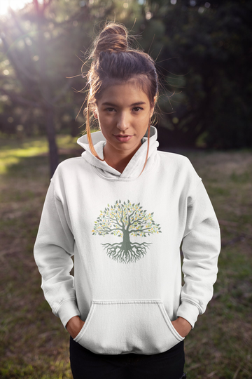 Tree Of Life - Unisex Heavy Blend Hooded Sweatshirt, Pullover Hoodie, The Sacred Tree, Yoga
