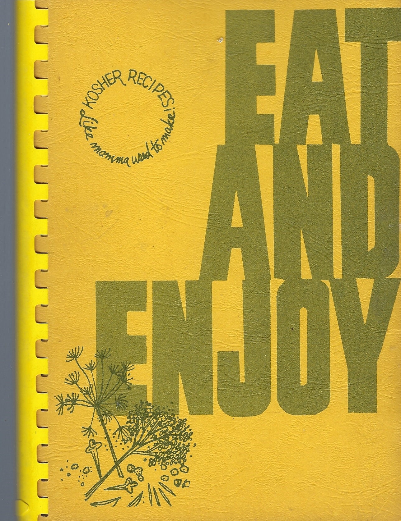 Phoenix Arizona Vintage Hadassah Eat & Enjoy Kosher Ethnic Jewish Cookbook Az Community Favorite Recipes Collectible Rare Local Cook Book