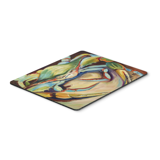 Caroline's Treasures JMK1097MP Blue Crab Mouse Pad, Hot Pad or Trivet, Large, multicolor