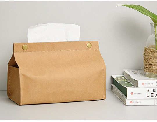 Tissue Box, Recyclable Material, Paper Tissue Holder, Plain Holder