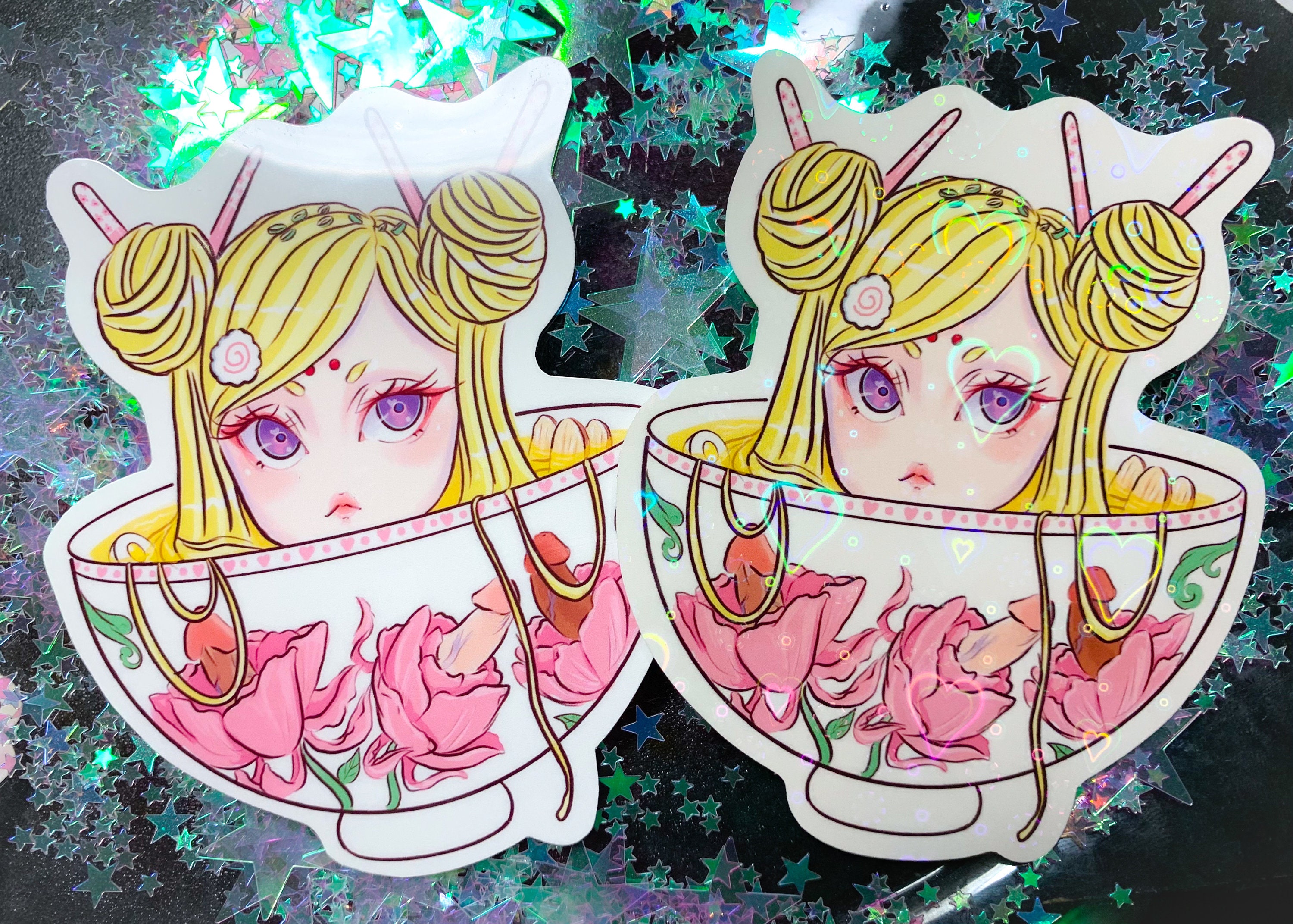 Chibi Ramen-Chan 4 Inch Stickers