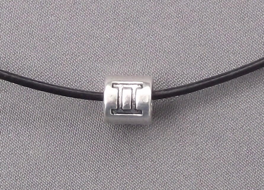 Zodiac Gemini Bead Necklace