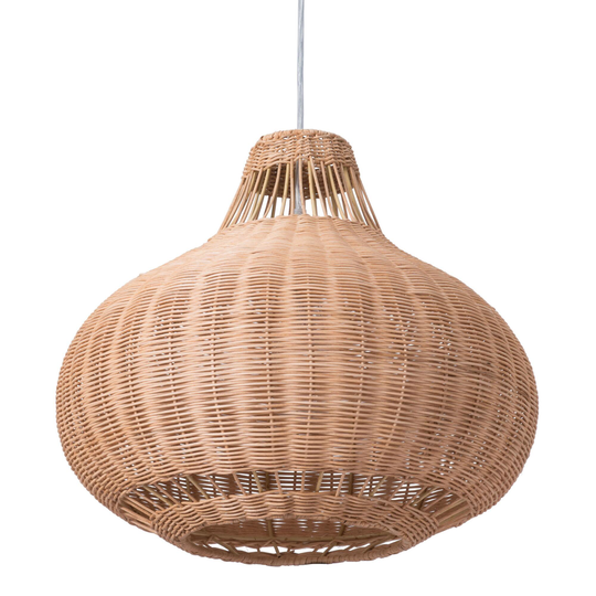 Natural Rattan Dagny Pendant Lamp - Natural Fiber by World Market