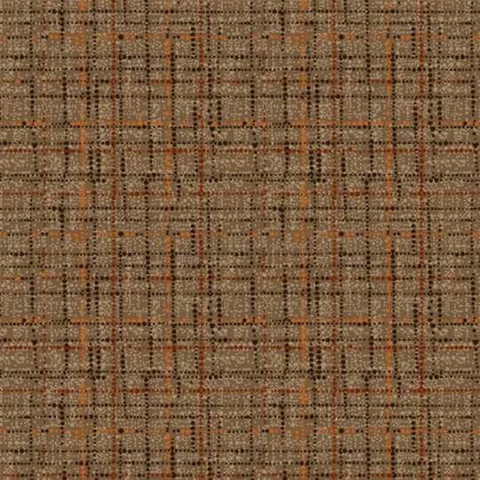 Coco ~ Cappuccino~ Textured Grid Blender Cotton Fabric, Michael Miller 100% Brown Cappuccino Fabric