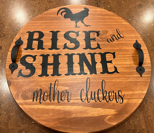 Custom Round Serving Tray, Charcuterie Board, Wedding Gift For Couple, Housewarming Gift, Bridal Shower Gift Bride, Monogram