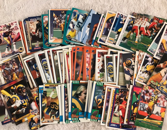 190+ Los Angeles Football Cards, 1980S & 1990S, Vintage Nfl Lot