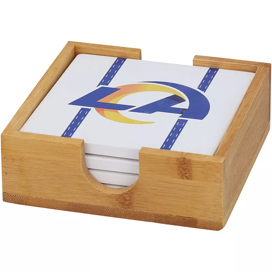 Los Angeles Rams Team Uniform Coaster Set, Multicolor