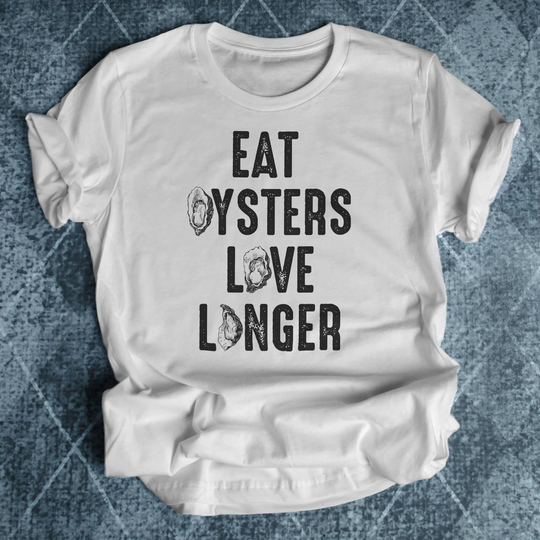 Oyster Shells Funny Shirts Shirt Shell Love Longer Art Aquatic Animals Sea Creature Print