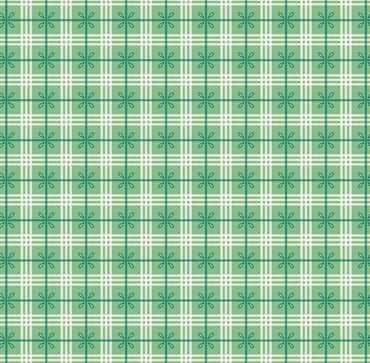 Bee Plaids Cozy Leaf By Lori Holt For Riley Blake, 1/2 Yard - Cut Continuously, C12022-Leaf