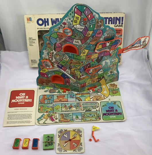 1980 Oh What A Mountain Game By Milton Bradley in Good Condition Free Shipping