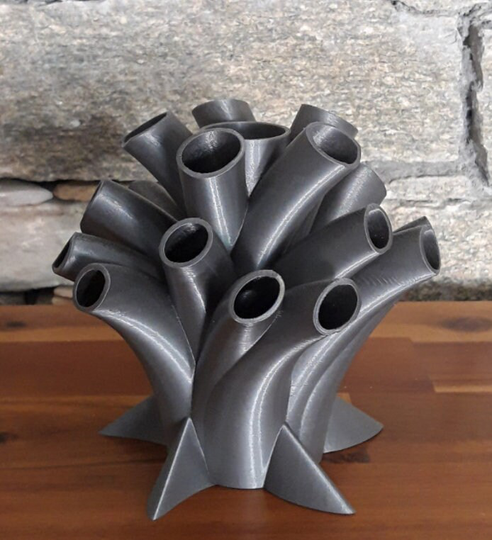 Organic Pen Holder | Pencil Desk Organizer Abstract Strange Desktop Gift For Coworker Working in The Office Cool Gifts