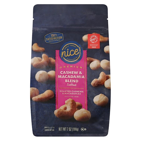 Nice! Cashew Macadamia Blend Salted - 7.0 OZ