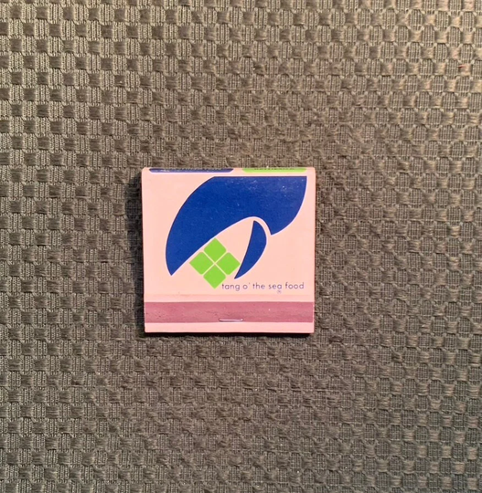 Vintage Matchbook, O Donnells, Seafood Griil, Restaurant, Bethesda Maryland, Dc, Front Strike, with All 28 Match Sticks, Free Ship Usa