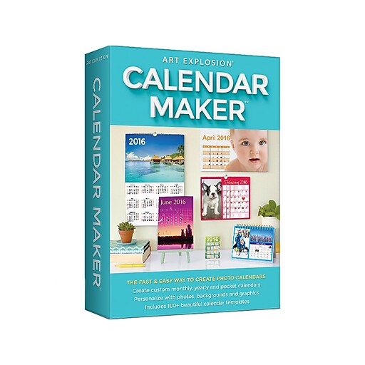 Avanquest Art Explosion Calendar Maker Deluxe for 1 User, Windows, Download (42721-E)