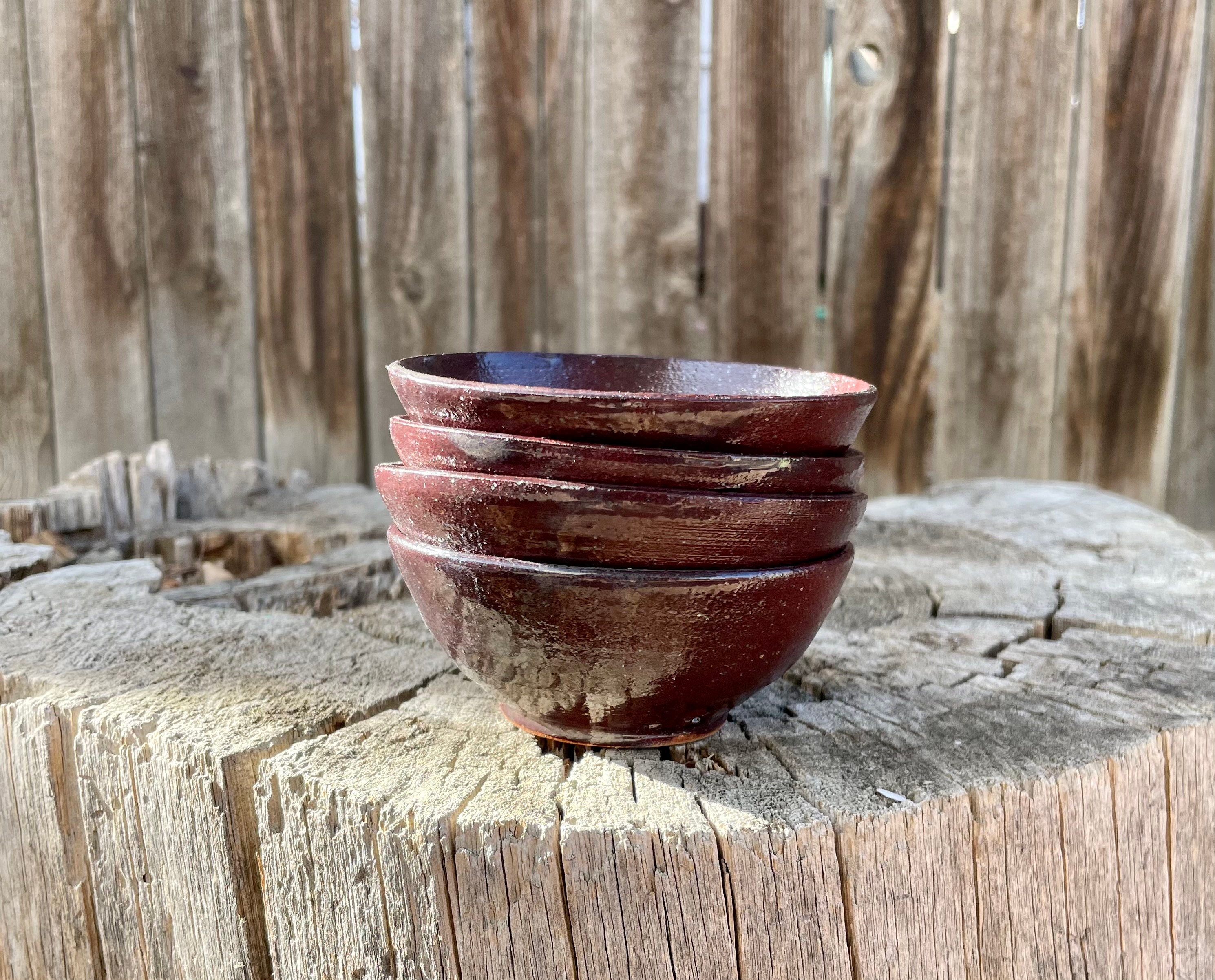 Ramekin Dipping Bowl | Mini Side Ceramic Baking Dish Wheel-Thrown Handmade Sauce Cooking