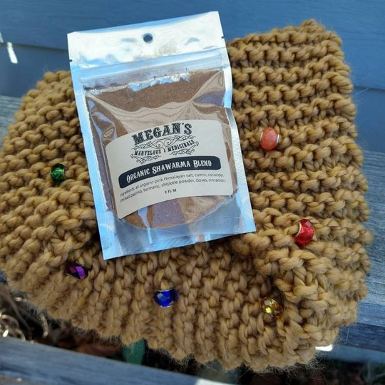 Infinity Gauntlet Scarf, Shawarma Blend, New York Gift Set, Hand Knitted, Soft Acrylic Glass Beads, Avengers Inspired Set