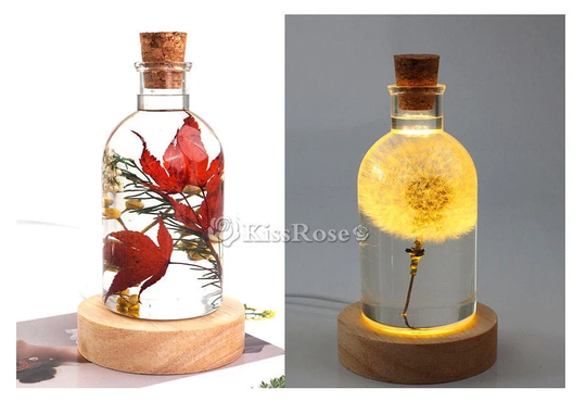 New Led Night Light Resin Molds-Bottle Silicone Mold-Epoxy Bottle Mold For Diy-Small Table Lamp Mold-Resin Molds