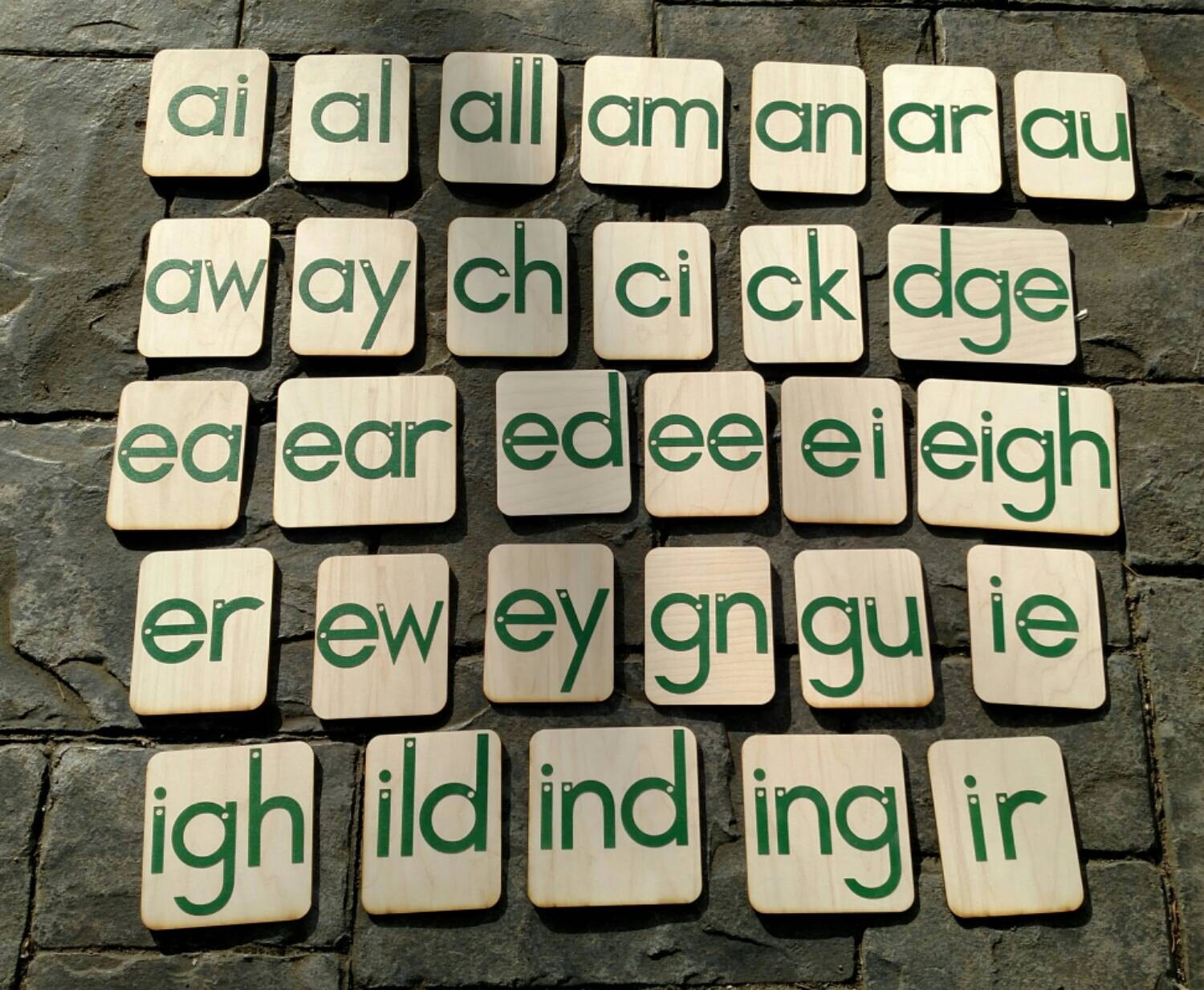 58 Sandpaper Letter Blends Set