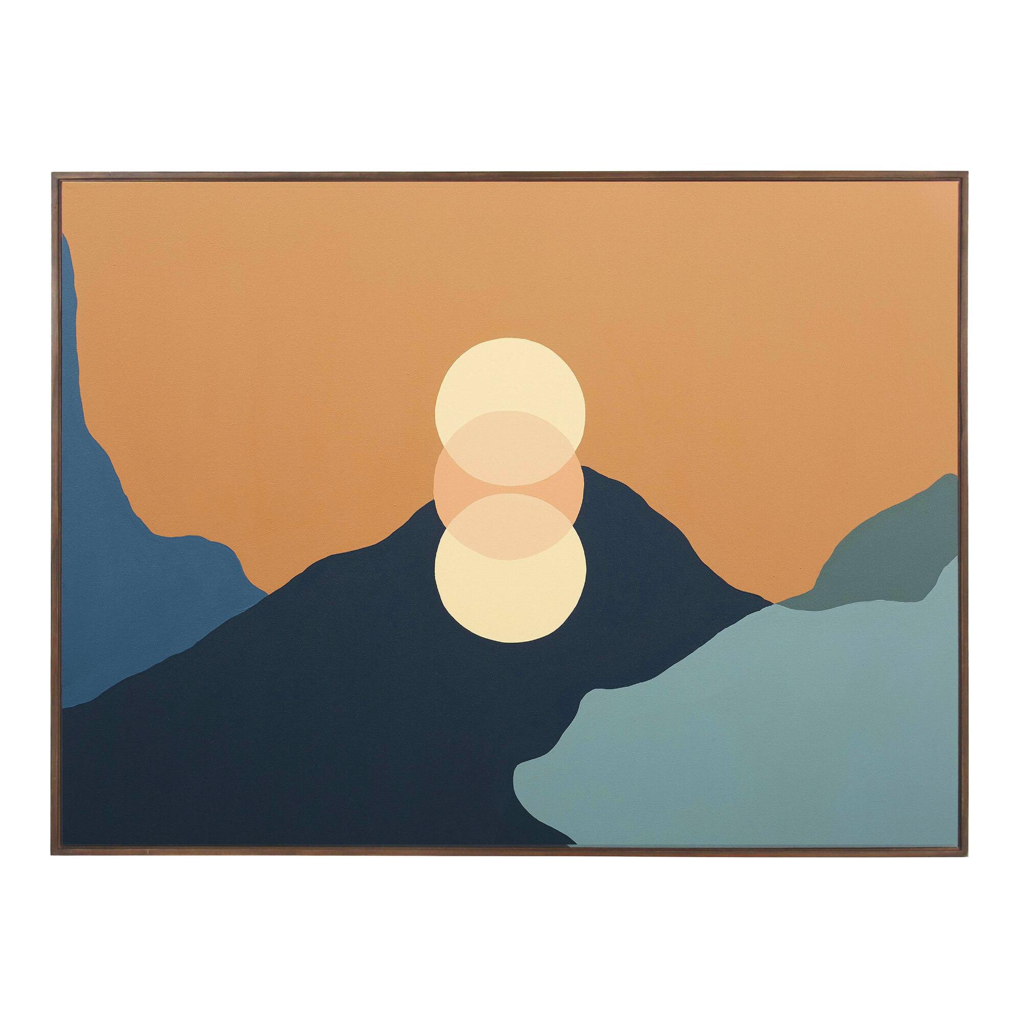 Solar Return By Ana DiGiallonardo Framed Canvas Wall Art: Multi - Large by World Market