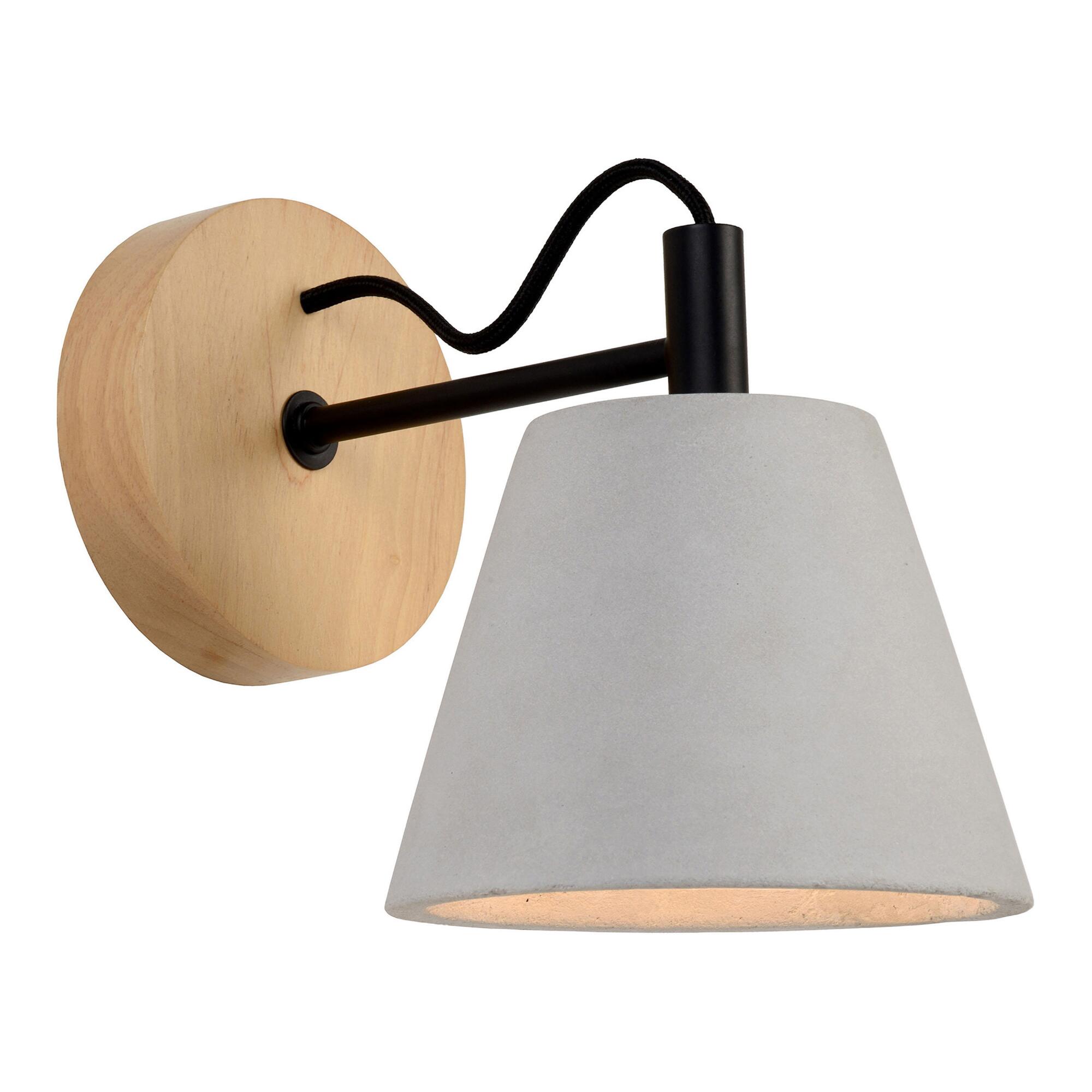 Wood and Concrete Hayes Wall Sconce by World Market