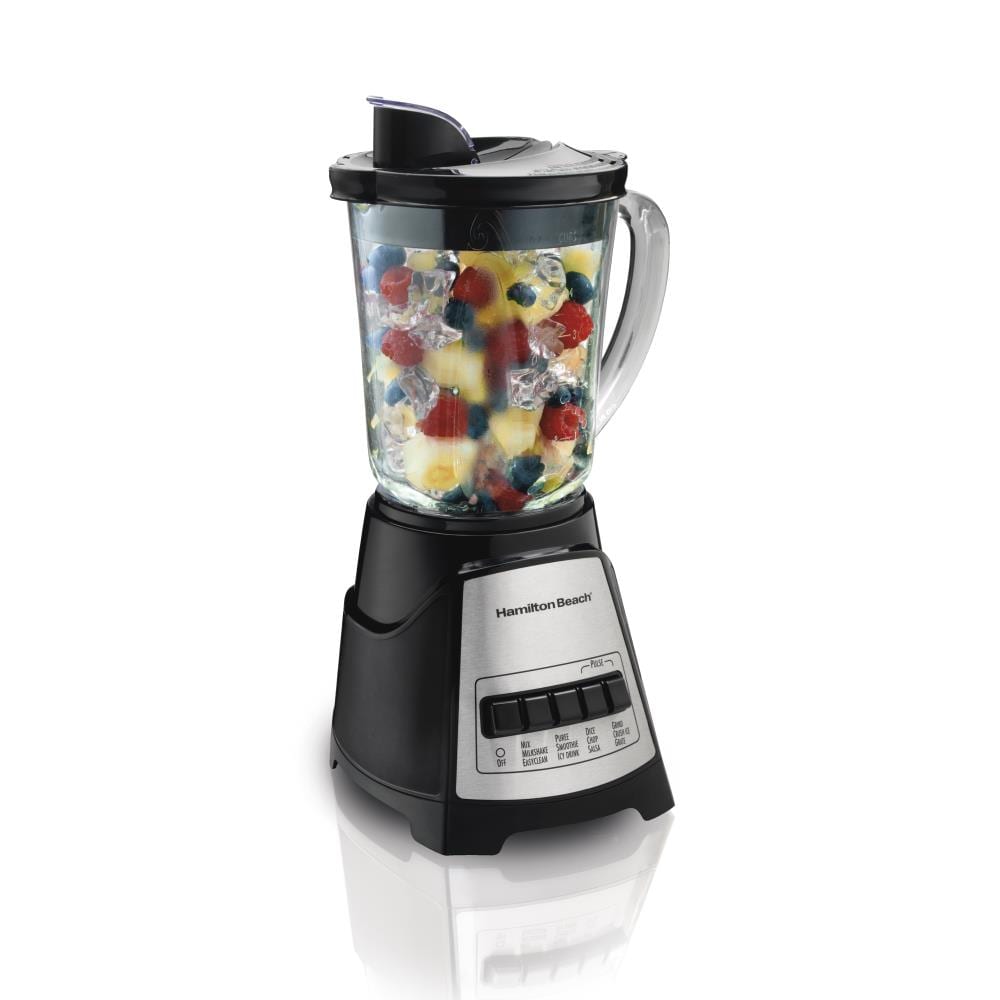 Hamilton Beach 40-oz Black and Stainless Steel 700-Watt Pulse Control Blender | 58148