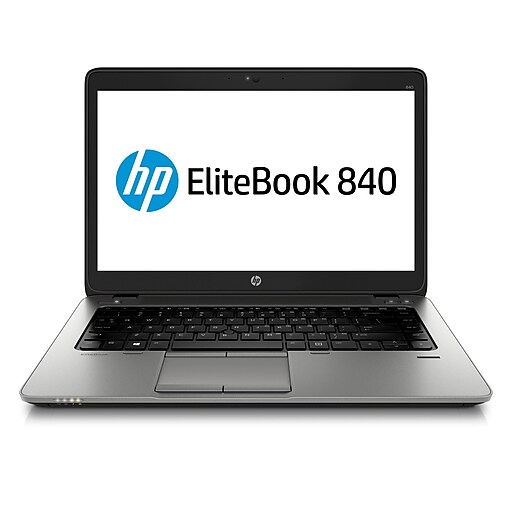 HP EliteBook 840 G2 14" Refurbished Laptop, Intel i5, 8GB Memory, 256GB SSD, Windows 10 Pro (L3Z76UT)