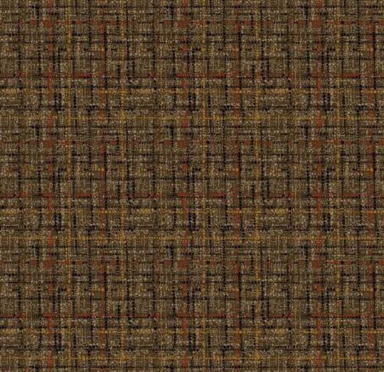 Coco - Brown Cotton Fabric Michael Miller Blender Basics Grid Texture Modern Quilting Apparel Home Decor