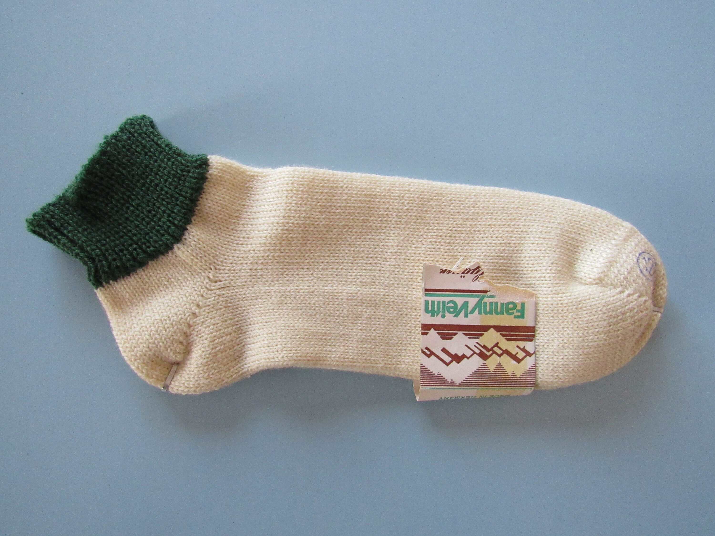 Fanny Veith Wool Blend Socks Euro Sz 12 New Old Stock Free Shipping