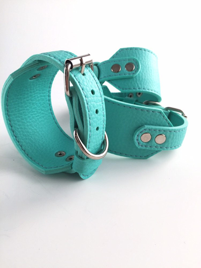 Mint Blue Pawsh Wide Collar